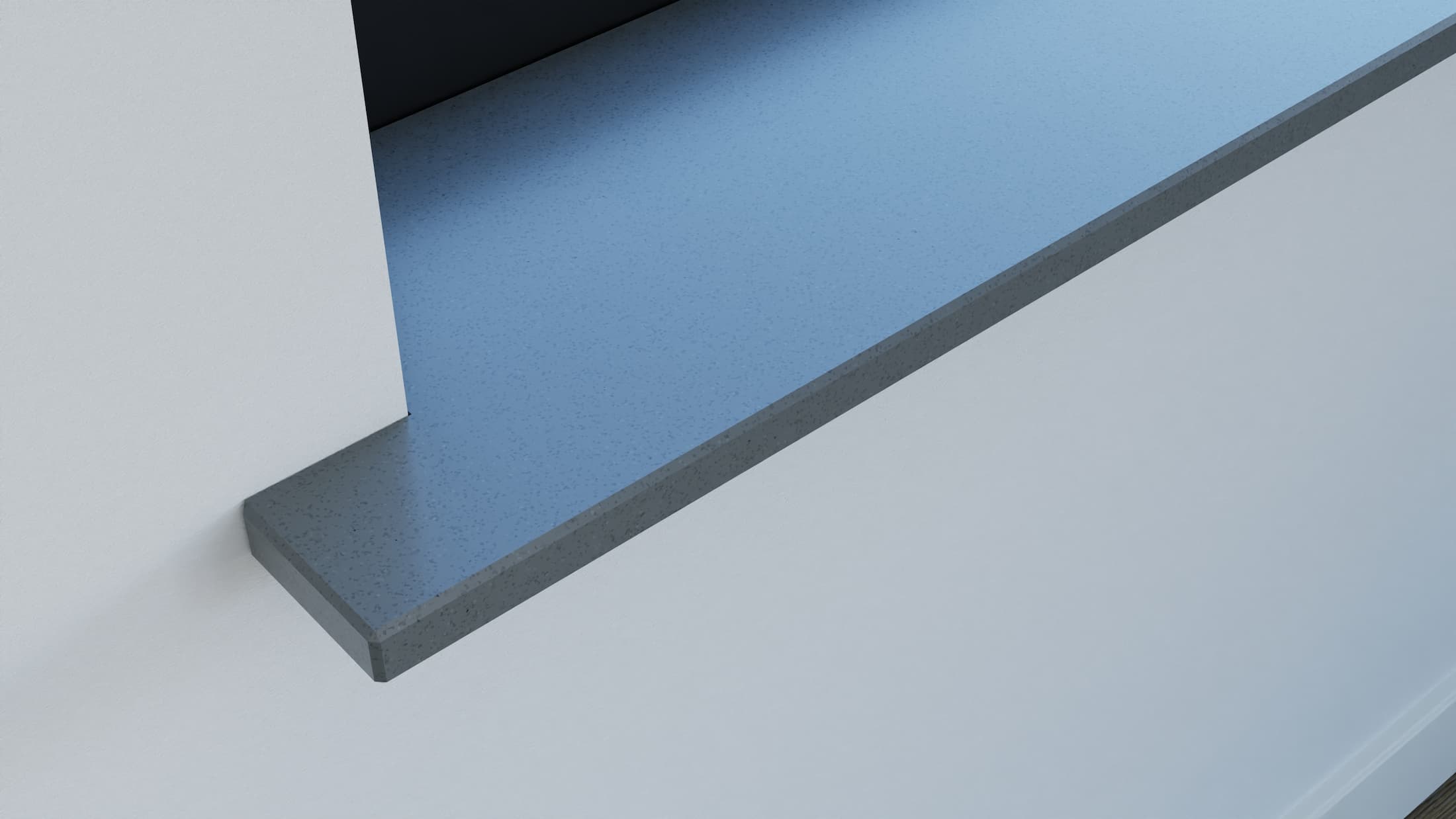 steenbok-natuursteen-Vensterbank-Composiet-Dark-Iron-grijs-gepolijst-closeup