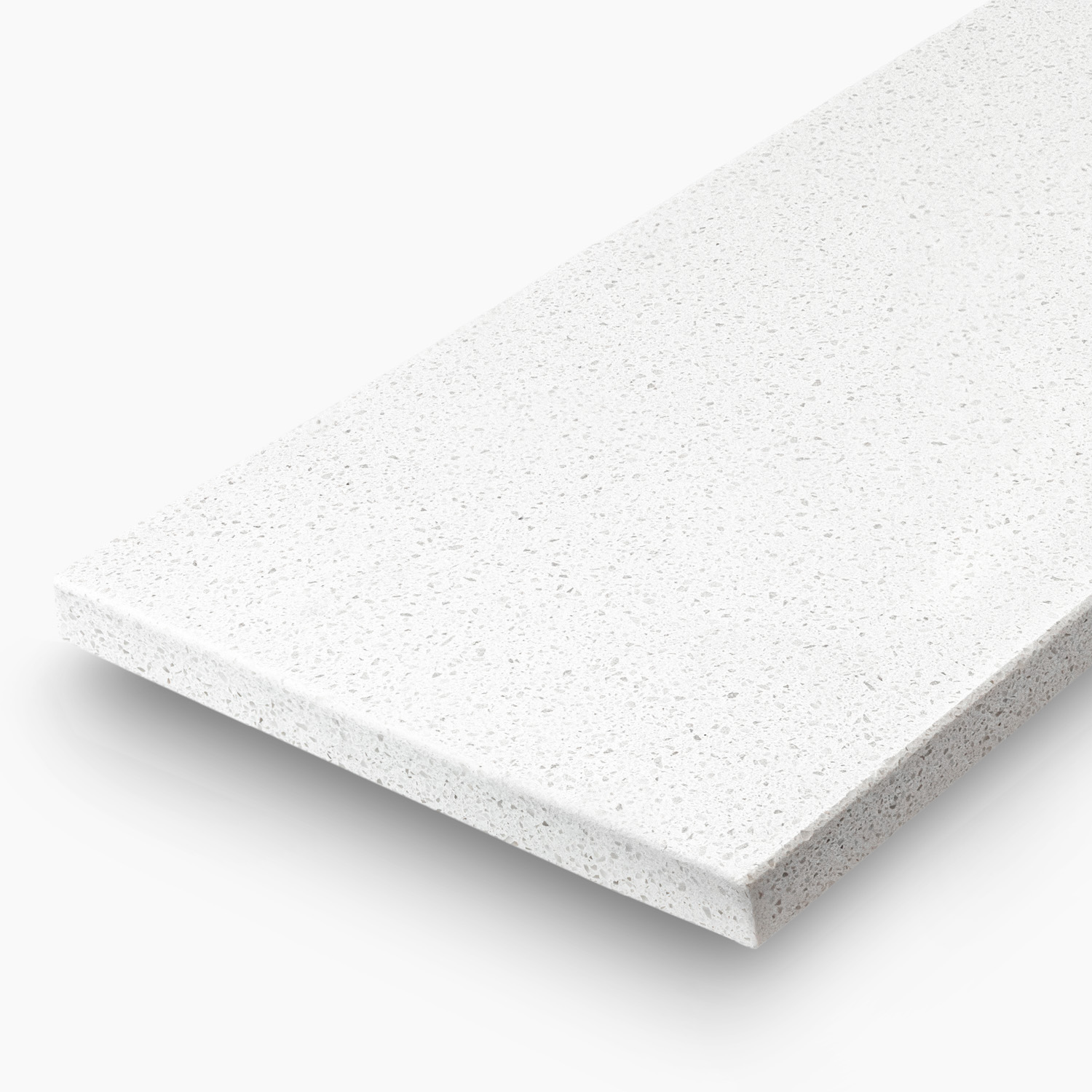 Vensterbank Composiet Quartz Bianco (Wit, Gepolijst)