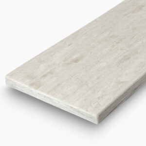 Vensterbank Composiet Quartz Ivory (Creme, Geborsteld)